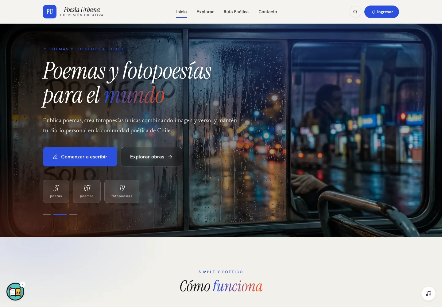 Poesía Urbana — comunidad de poetas y fotopoesía